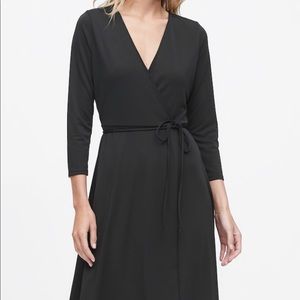 Wrinkle-Resistant Wrap Dress